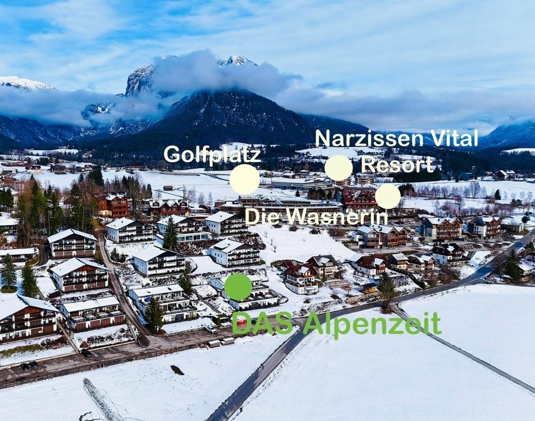 Das Alpenzeit Appartement Mit Just Private Terrasse (Adults Only) Bad Aussee Exteriör bild