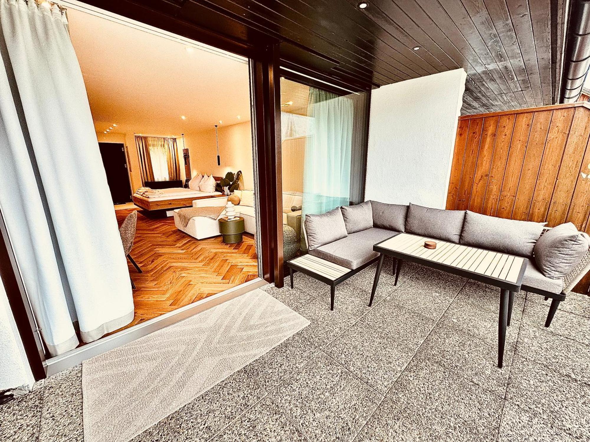 Das Alpenzeit Appartement Mit Just Private Terrasse (Adults Only) Bad Aussee Exteriör bild