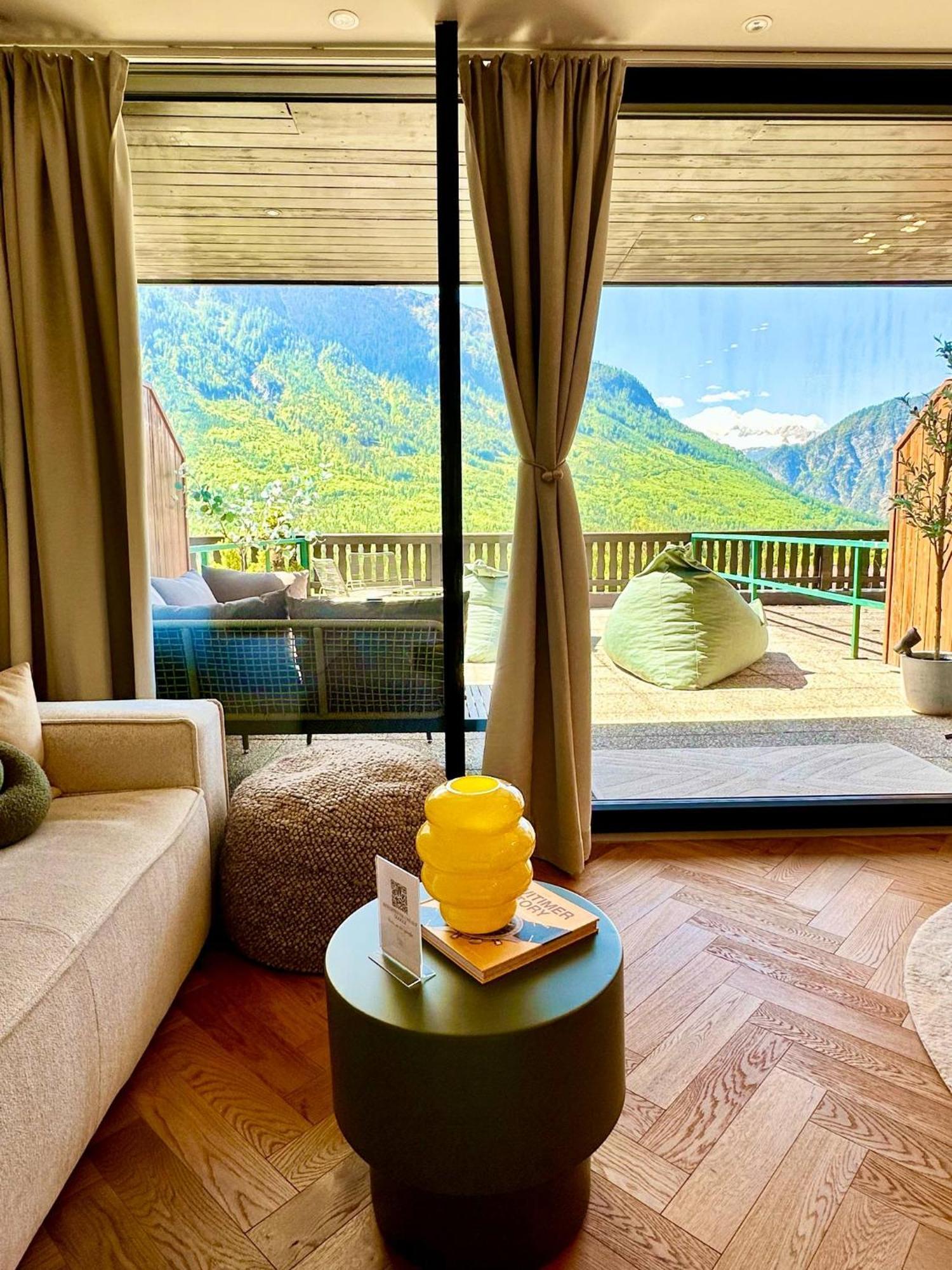 Das Alpenzeit Appartement Mit Just Private Terrasse (Adults Only) Bad Aussee Exteriör bild